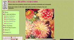 Desktop Screenshot of blazingstarfarm.com